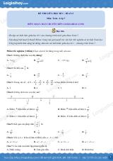 Đề thi giữa kì 1 Toán 7 - Đề số 13